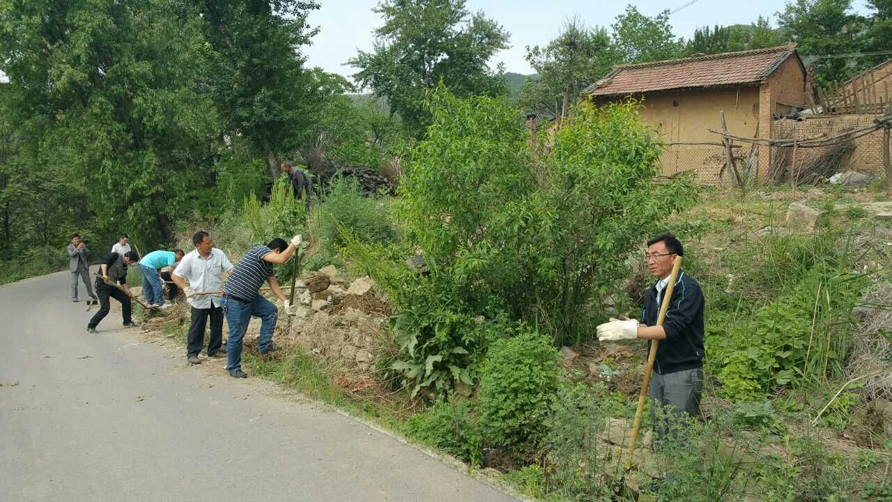 廣大干群齊動(dòng)手清理雜物，勞動(dòng)熱情高漲